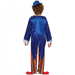 Disfraz de Payaso Infantil Multicolor con Chaqueta y Pantalón