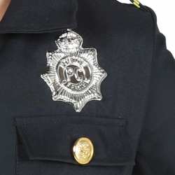 Disfraz de Policía Infantil Unisex con Gorro y Cinturón