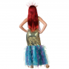 Disfraz de Sirena Multicolor para Niña