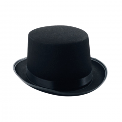 Chistera Infantil Negra de Fieltro