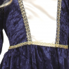 Disfraz de Dama Medieval Azul Niña