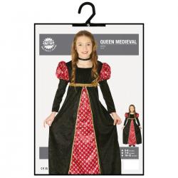 Disfraz de Dama Medieval para Niña