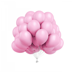 Globos Rosa Chicle Látex 35 cm pack 25 unidades