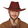 Sombrero Vaquero Marrón Extra para Adulto