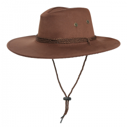 Sombrero Vaquero Marrón Extra para Adulto