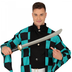 Espada Samurai 70 cm Plata