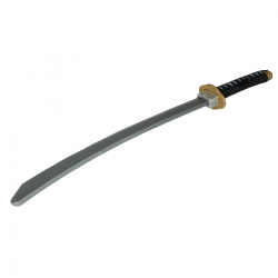 Espada Samurai 70 cm Plata