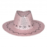 Sombrero Vaquero Rosa con Lentejuelas