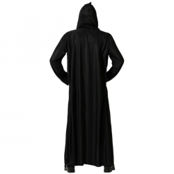 Disfraz Hombre Adulto Tenebroso con Túnica Negra y Capucha