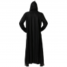 Disfraz Hombre Adulto Tenebroso con Túnica Negra y Capucha