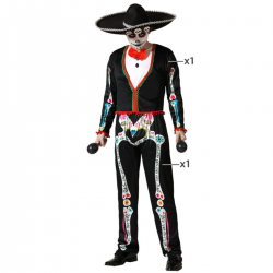 Disfraz Esqueleto Mejicano Adulto