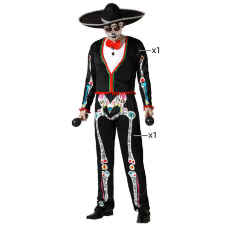 Disfraz Esqueleto Mejicano...