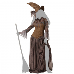 Disfraz de Bruja Marrón para Mujer Adulto