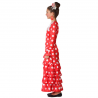 Disfraz de Flamenca Roja con Lunares para Niña