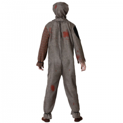 Disfraz Muñeco Vudú Gris con Máscara