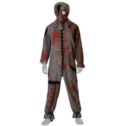 Disfraz Muñeco Vudú Gris con Máscara