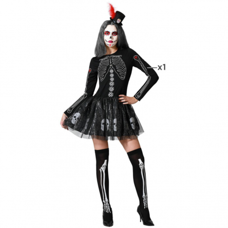Disfraz Esqueleto Mujer con...