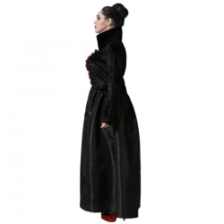 Disfraz Vampiresa Mujer Negro y Rojo