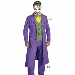 Disfraz Joker Morado para Hombre Adulto