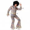 Disfraz Disco Multicolor para Hombre Adulto con Cinturón
