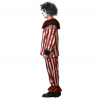 Disfraz Payaso Terror Rojo para Hombre Adulto con Camiseta y Pantalón