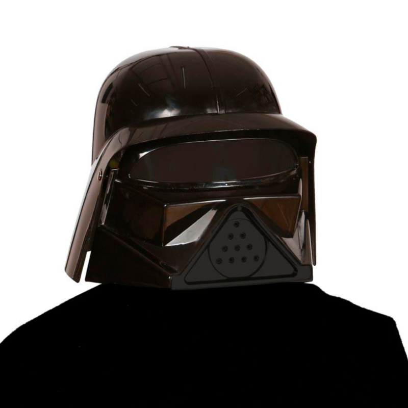 Casco Señor del Mal Negro Adulto