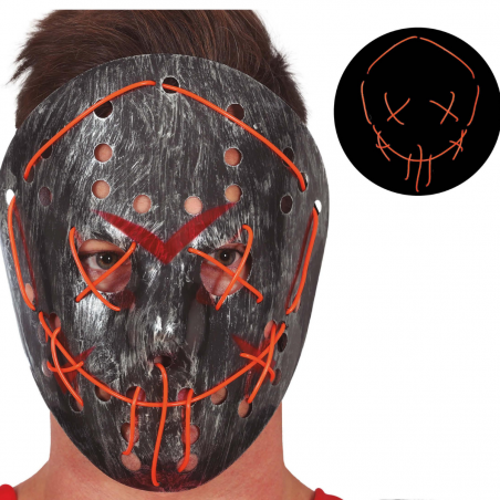 Máscara de Hockey Negra con...