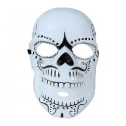 Máscara de Esqueleto Mexicano PVC