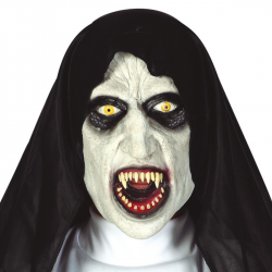 Máscara Monja Demoníaca con Capucha