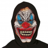 Máscara Payaso con Capucha Negra