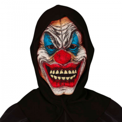 Máscara Payaso con Capucha Negra