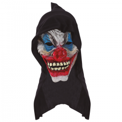 Máscara Payaso con Capucha Negra