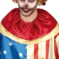Disfraz de Payaso Patriota Hombre Adulto