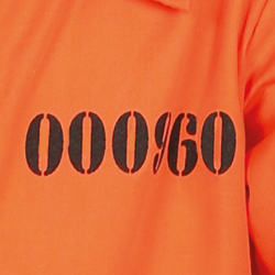 Disfraz de Preso Naranja Infantil