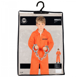 Disfraz de Preso Naranja Infantil