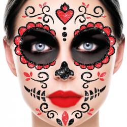 Catrina Glitter Face