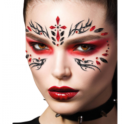 Joyas Faciales Adhesivas Góticas