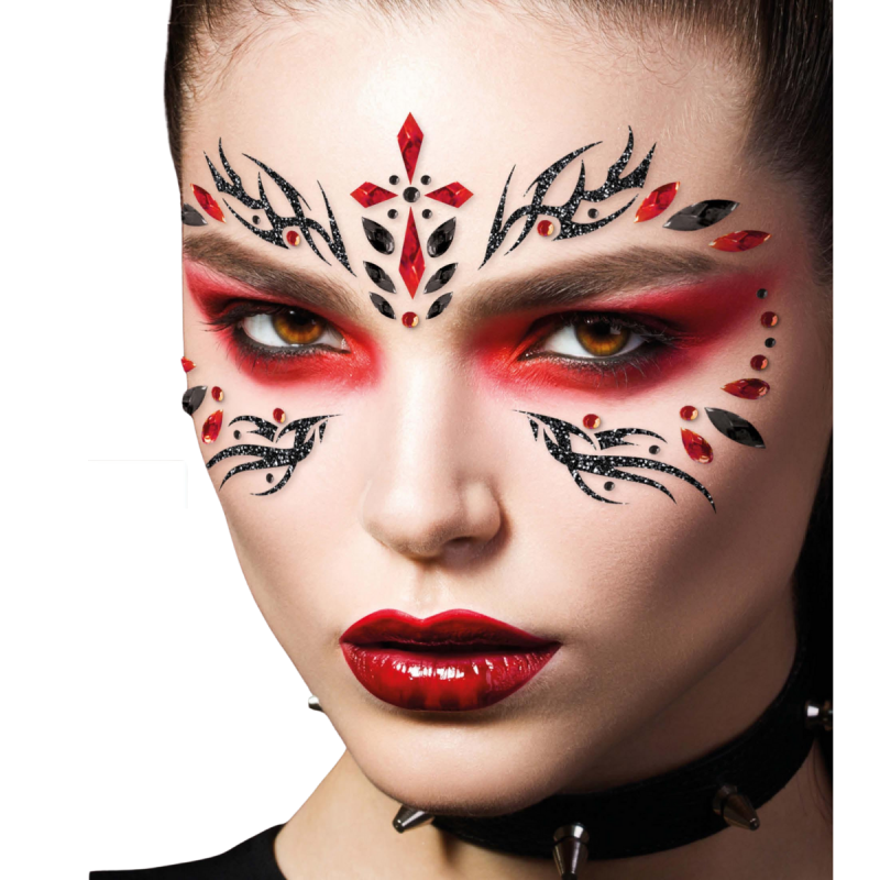 Joyas Faciales Adhesivas Góticas