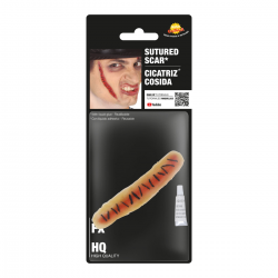 Cicatriz de Sutura con Adhesivo Líquido de Látex