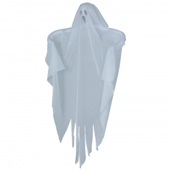 Colgante Fantasma Blanco 72 cm