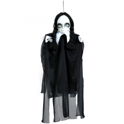 Colgante Niña con Trenzas 70 cm