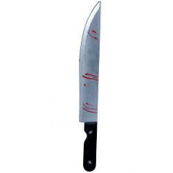 Cuchillo con Sangre 50 cm