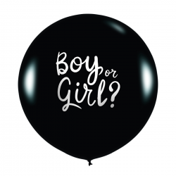 Globo Boy or Girl 50 cm con Confeti Azul y Rosa