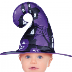 Disfraz Purple Witch Bebé Niña