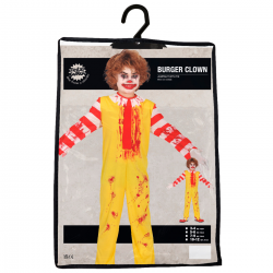 Disfraz Burger Clown Infantil Niño