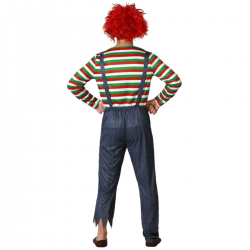 Disfraz Muñeco Diabólico Multicolor para Hombre Adulto