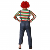 Disfraz Muñeco Diabólico Multicolor para Hombre Adulto