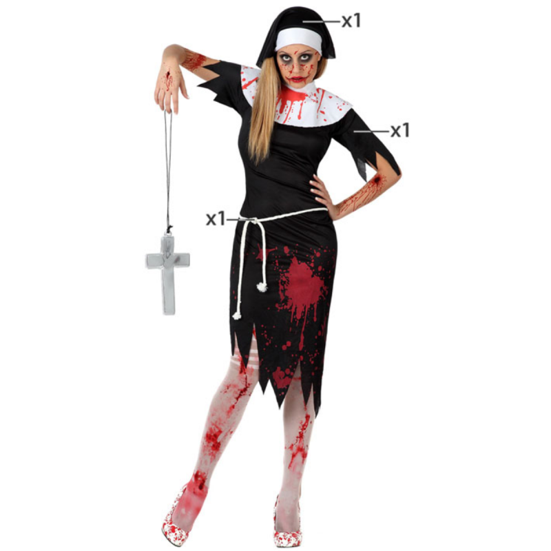 Disfraz Monja Sangrienta Mujer Adulto