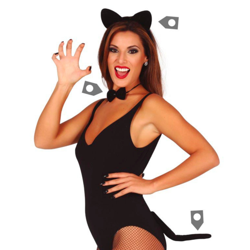 Set de Accesorios Gatita Negra