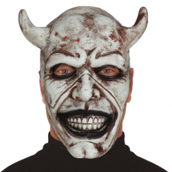 Máscara Demonio Blanco de Látex
